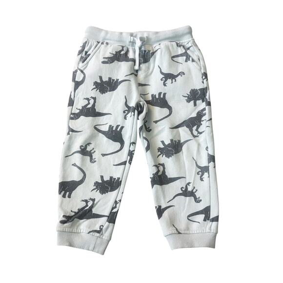 FabKids Dinosaur/Black Jogger Sweatpants Boys Size XS(4T/5T) Lot of 2 - Picture 6 of 10